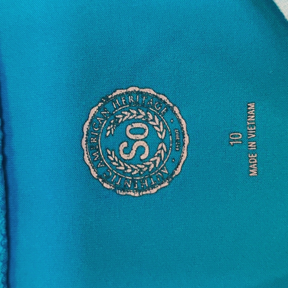 SO Blue Athletic Tank Top - Picture 5 of 6